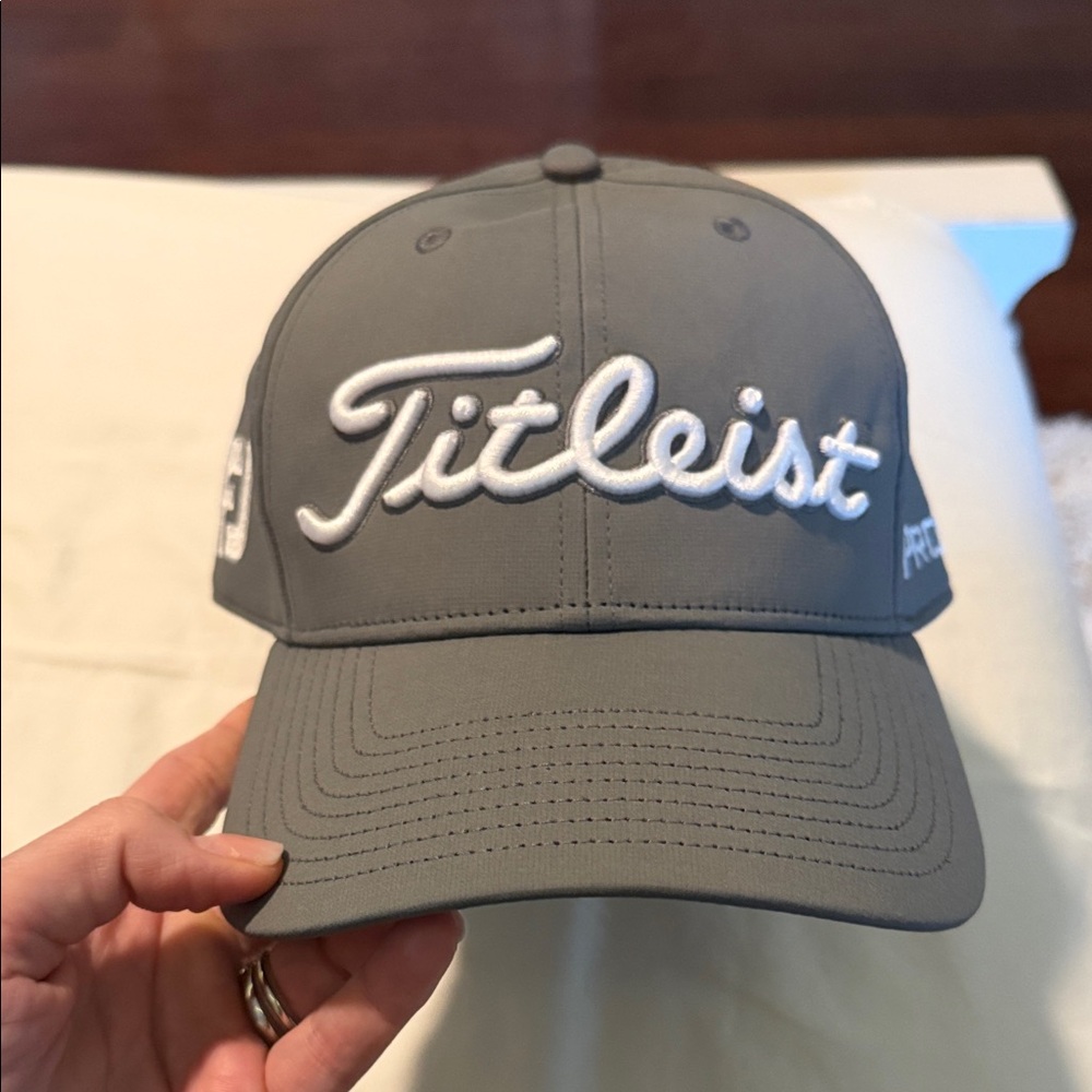 Titleist Charcoal Cap with White Logo